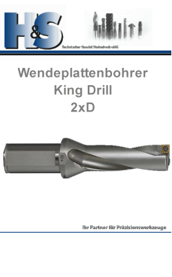 Wendeplattenbohrer 2xD