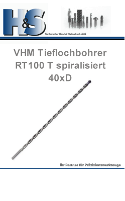 Tieflochbohrer 40xD