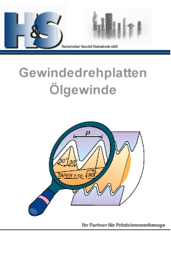 Gewindedrehplatten Öl Gewinde°