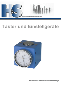 Einstellgeräte und Taster