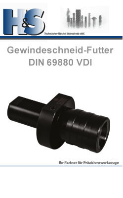 DIN 69880 Gewindeschneid-Schnellwechselfutter