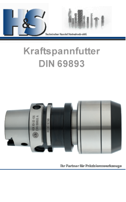 DIN 69893 Steilkegelaufnahmen Kraftspannfutter