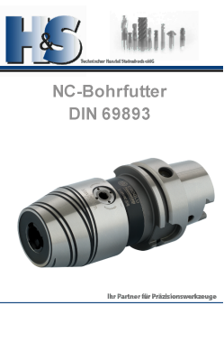 DIN 69893 Steilkegelaufnahmen NC-Bohrfutter