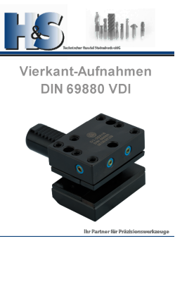 DIN 69880 Vierkant-Werkzeughalter